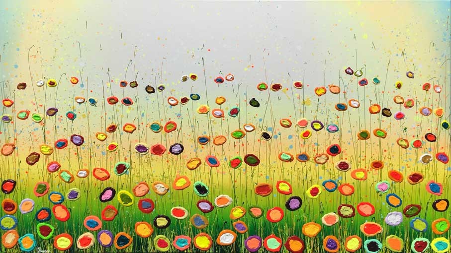 Moderne kunst met een eigen unieke stijl