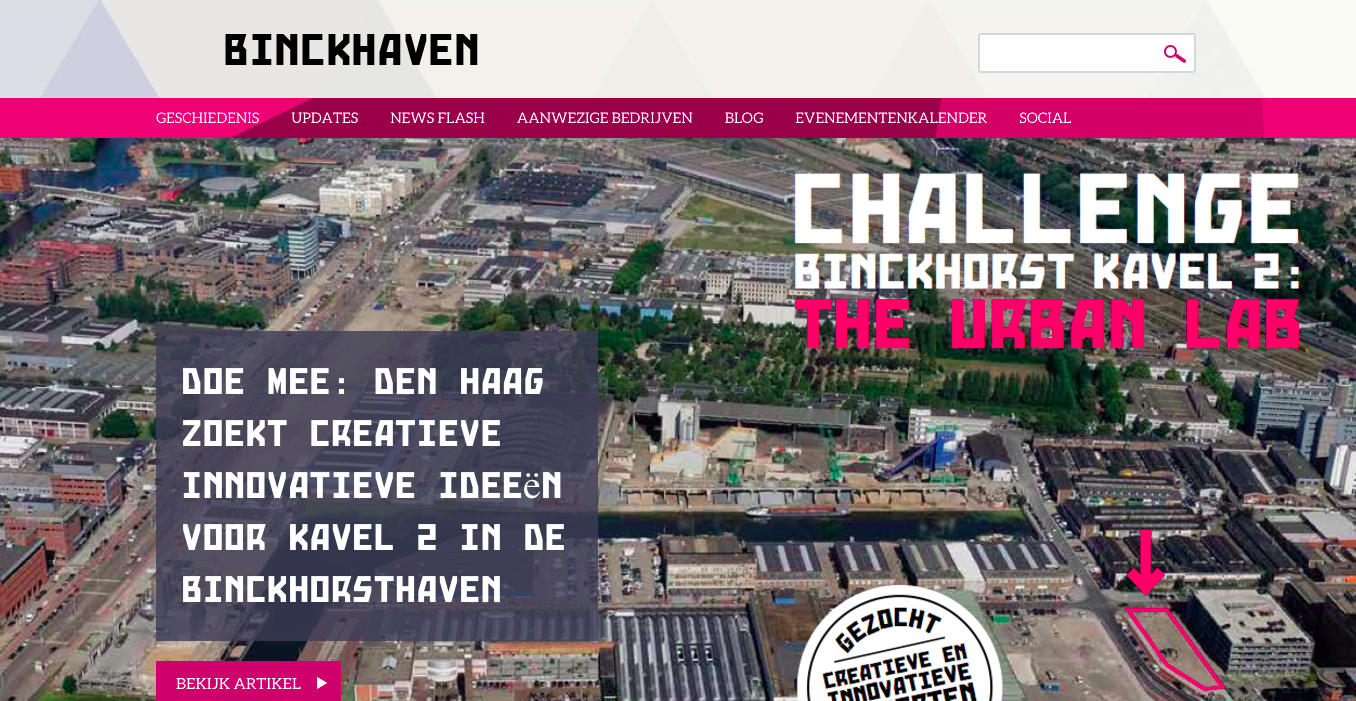 De Binckhaven gaat live