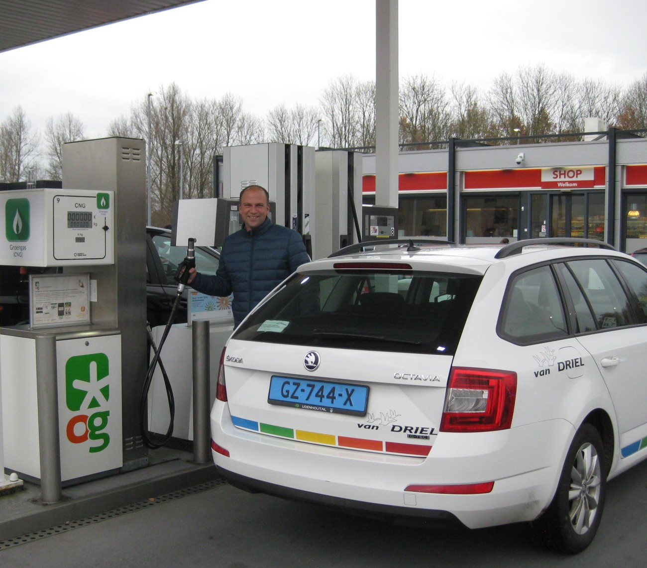 Van Driel Groep kiest voor haar personenauto’s 100% Groengas van OrangeGas