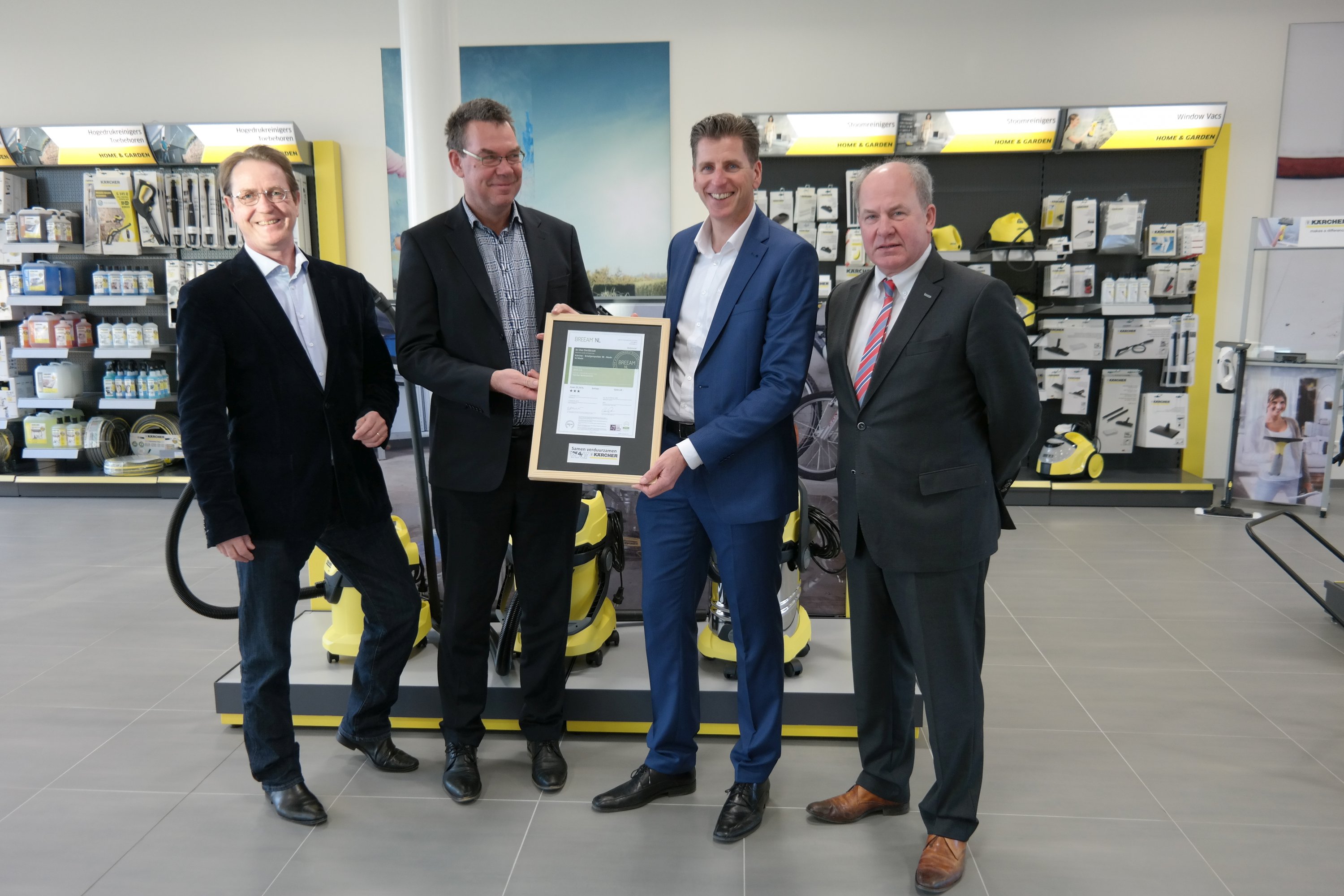BREEAM-nl certificaat voor Kärcher in Made