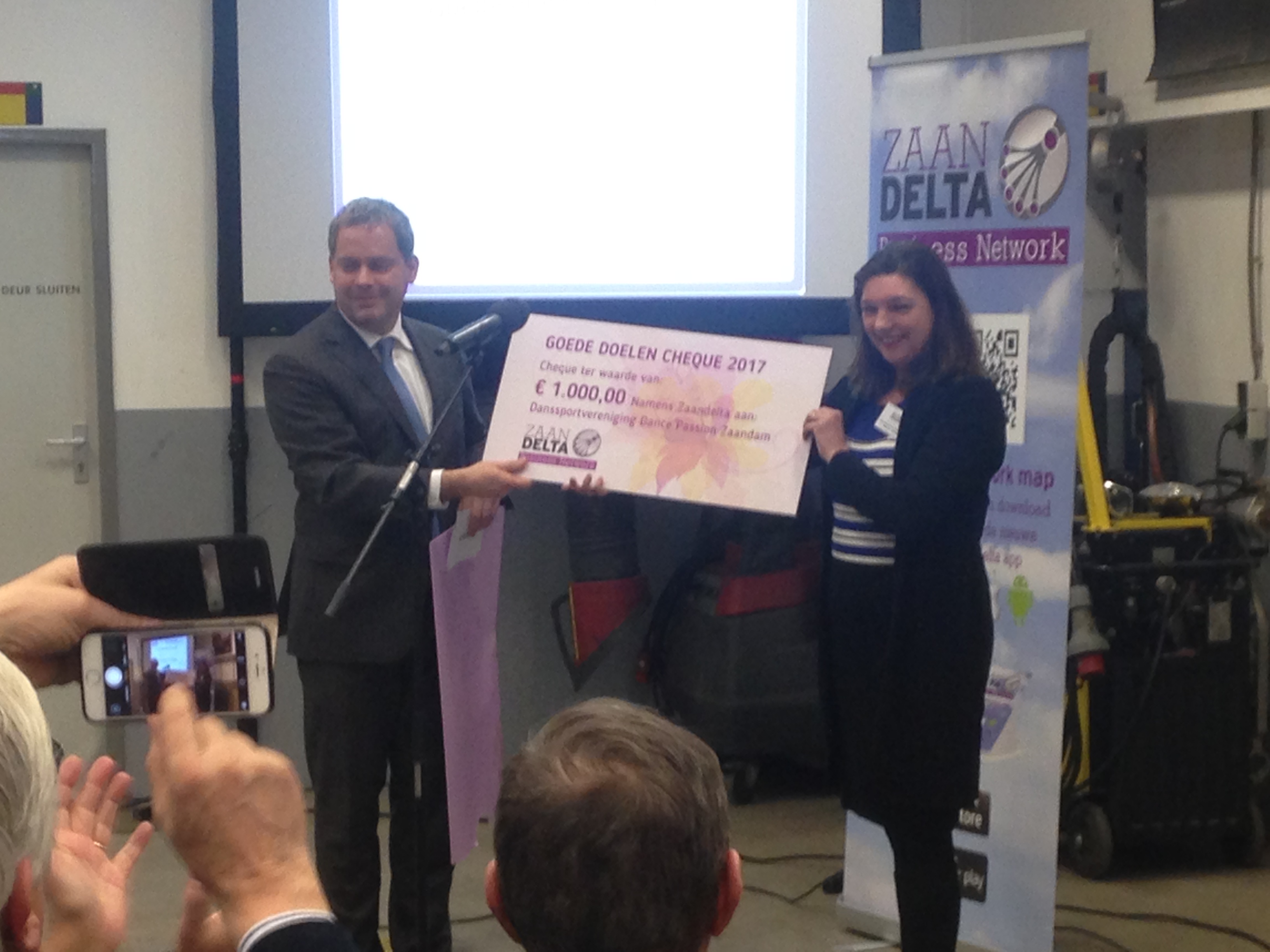 Verlate nieuwjaarsreceptie Zaandelta een succes