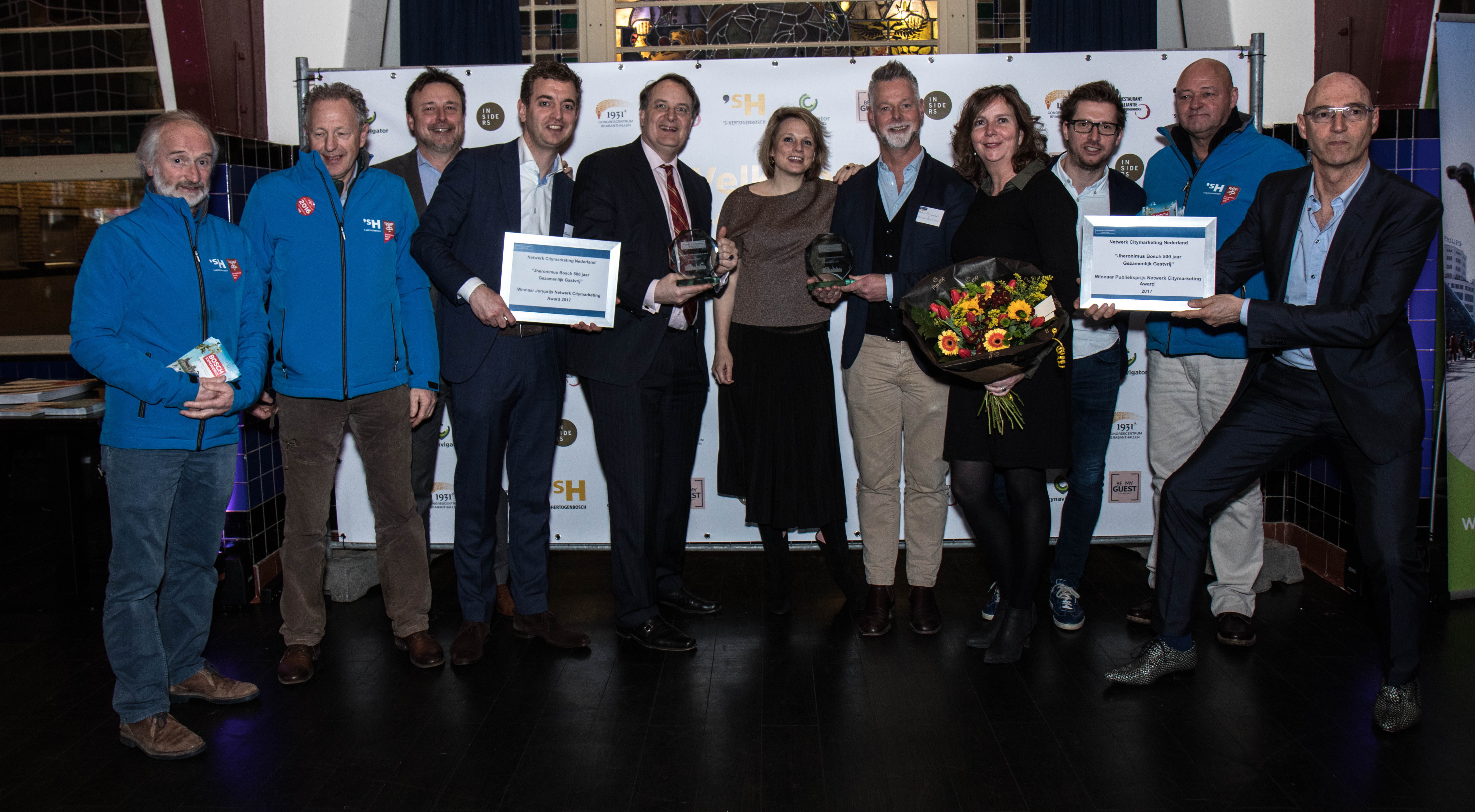 ’s-Hertogenbosch winnaar van zowel jury- als ook publieksprijs van de Netwerk Citymarketing Award 2017