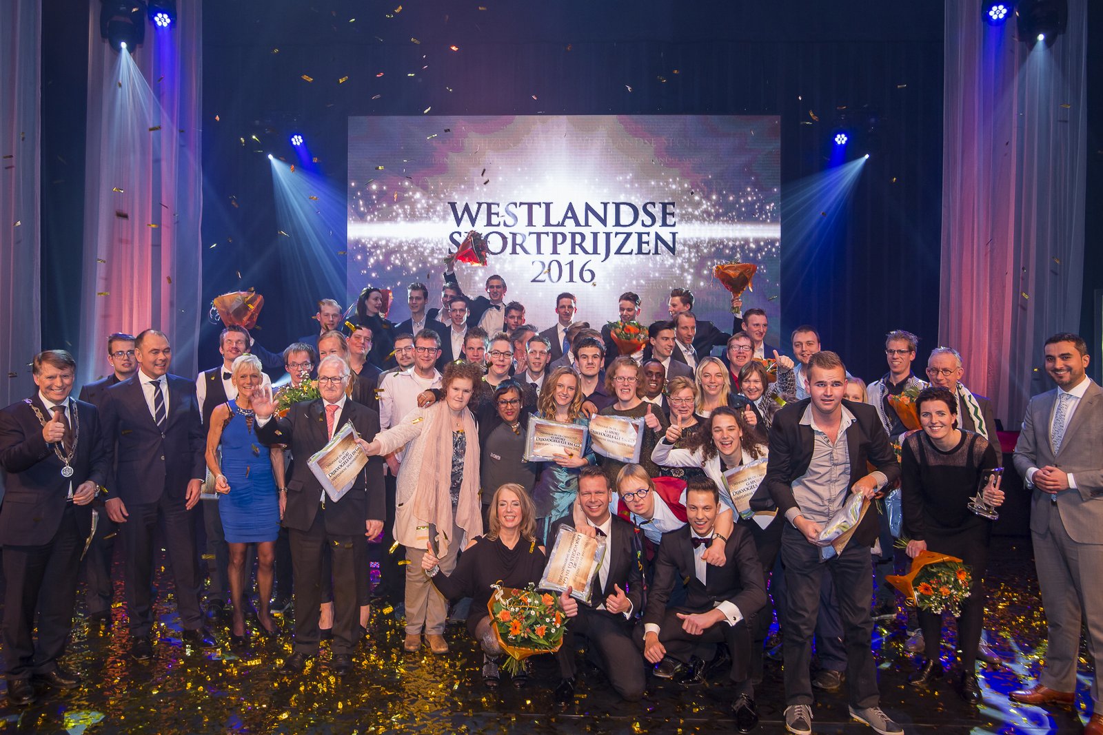 Winnaars Westlandse sportprijzen 2016