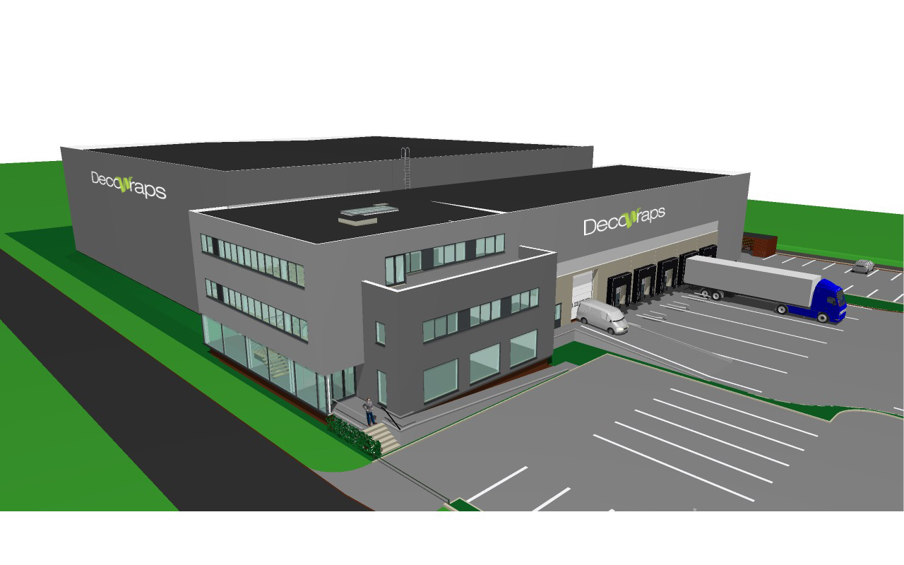 DecoWraps Europe start bouw op Green Park Aalsmeer