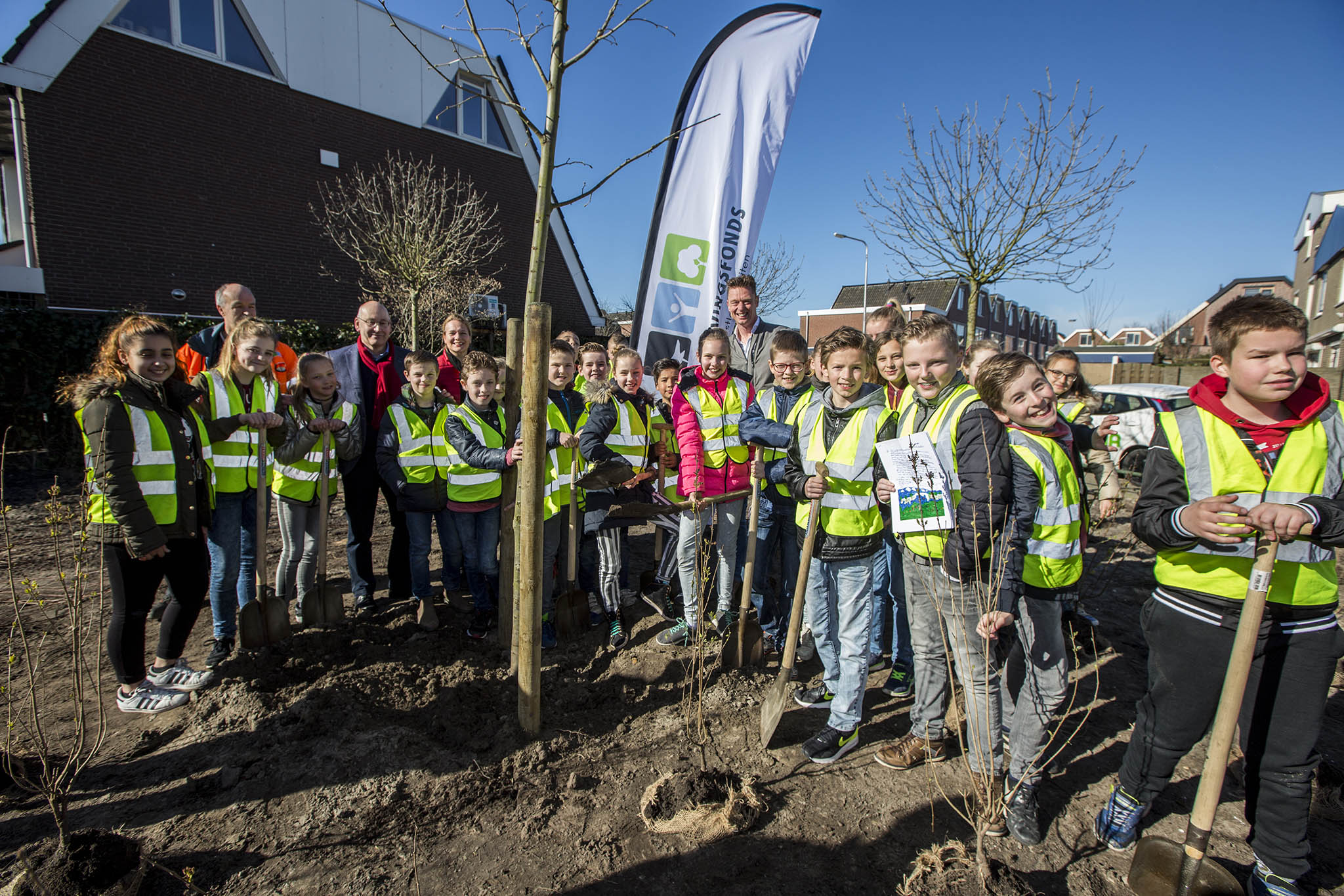 Kinderen, college- en raadsleden lanceren Leefomgevingsfonds