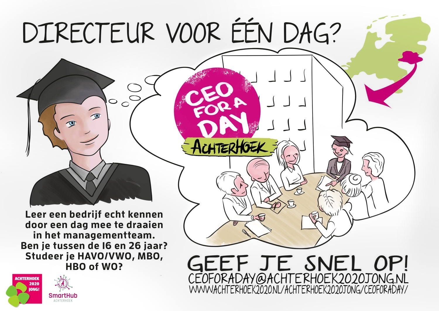 Jongeren één dag directeur van Achterhoeks bedrijf