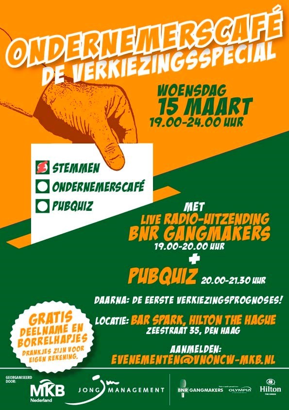 Ondernemerscafé: de verkiezingsspecial!