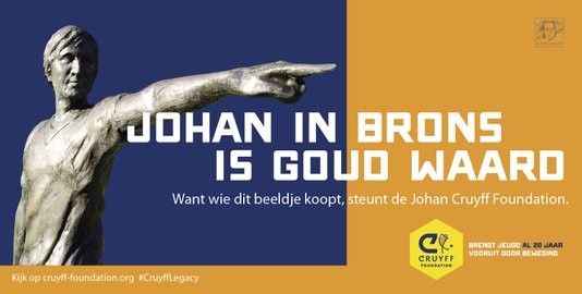 Unieke sculpturen Johan Cruijff gelanceerd