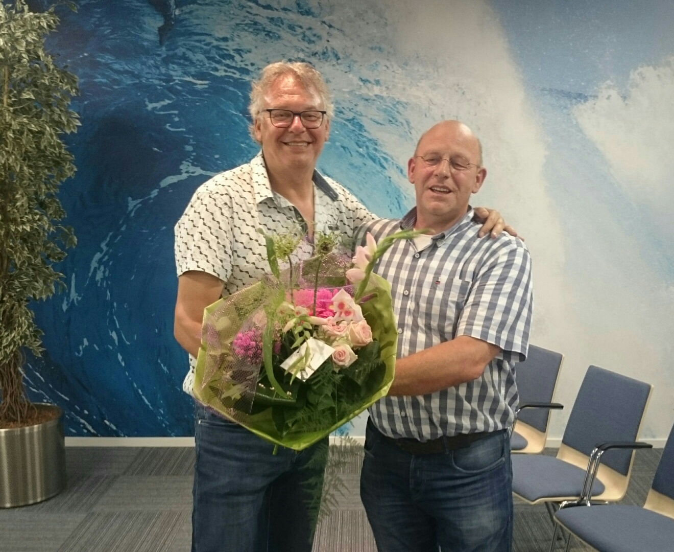 Dit jaar viert Piet van der Ende uit Maasdijk zijn 25 jarige jubileum als bestuurslid van Stichting De Zaaier