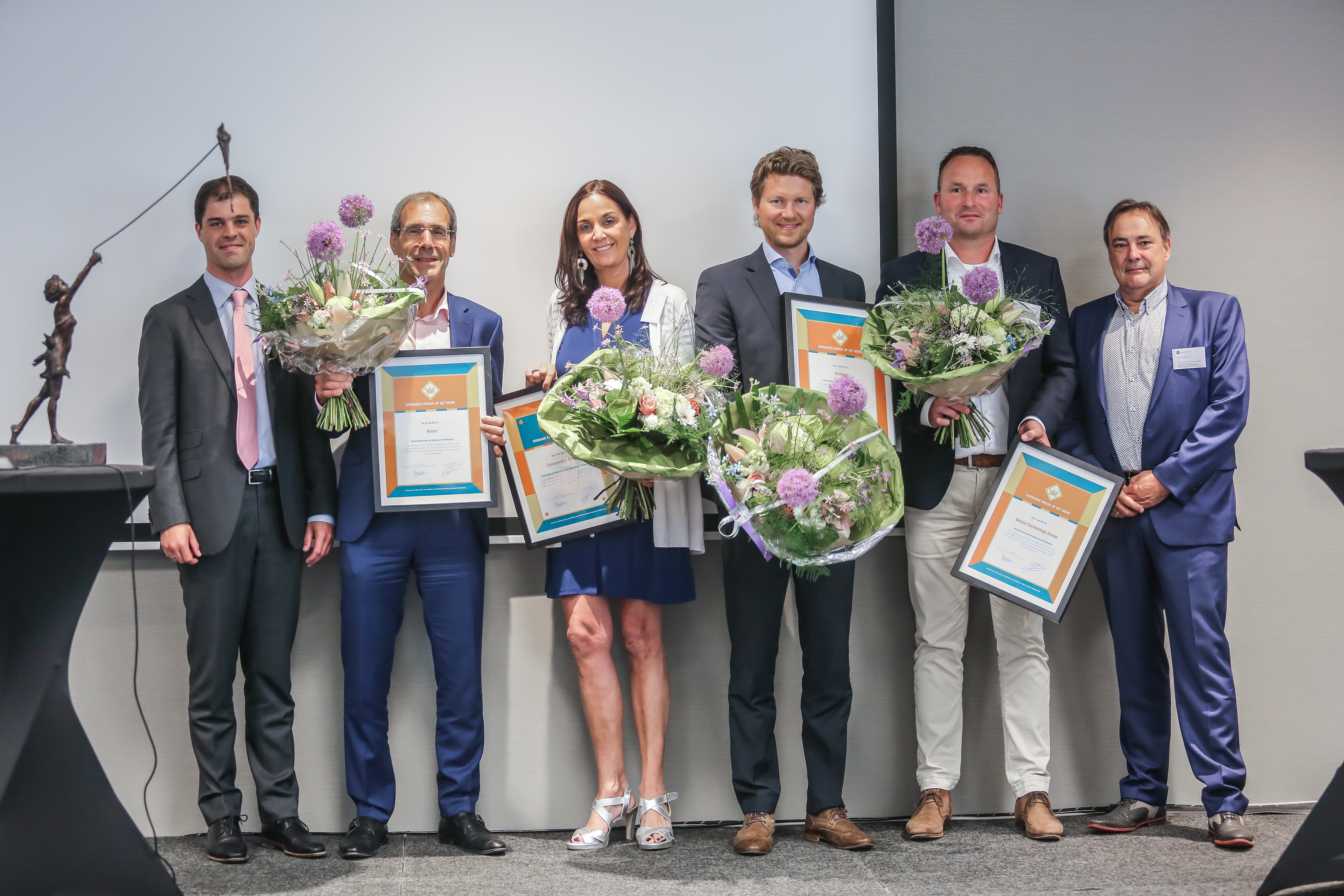 Kroon op het Werk prijs 2017 naar Conservator Group