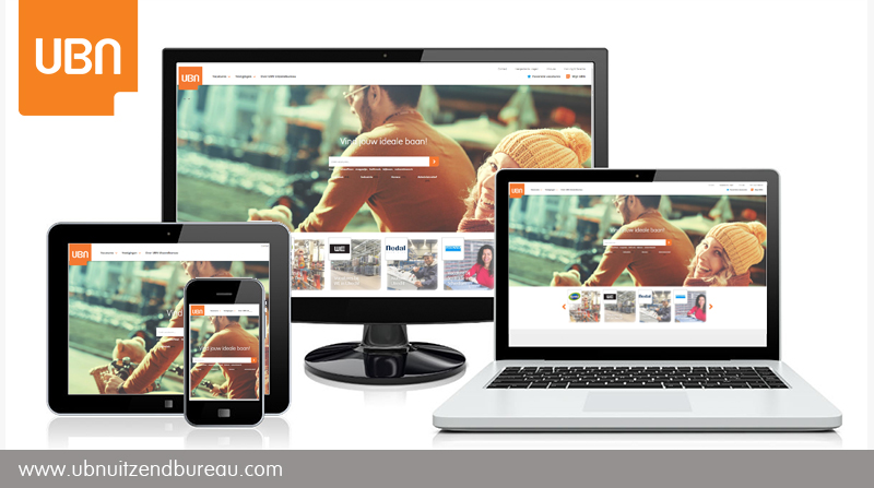 Nieuwe website voor UBN Uitzendbureau