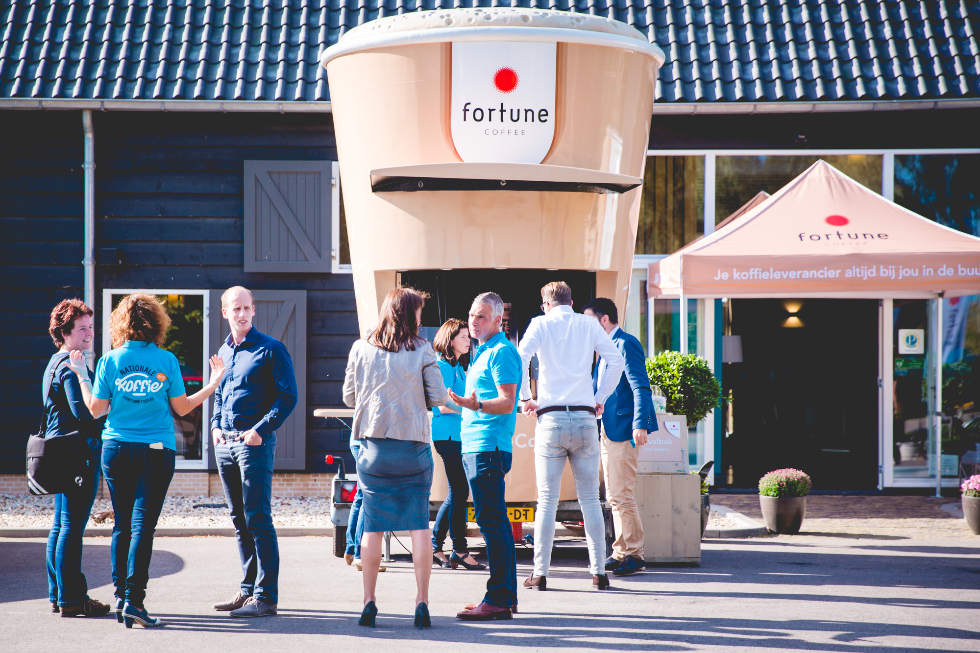 Ondernemers uit de regio ontmoeten op Nationale Koffiedag