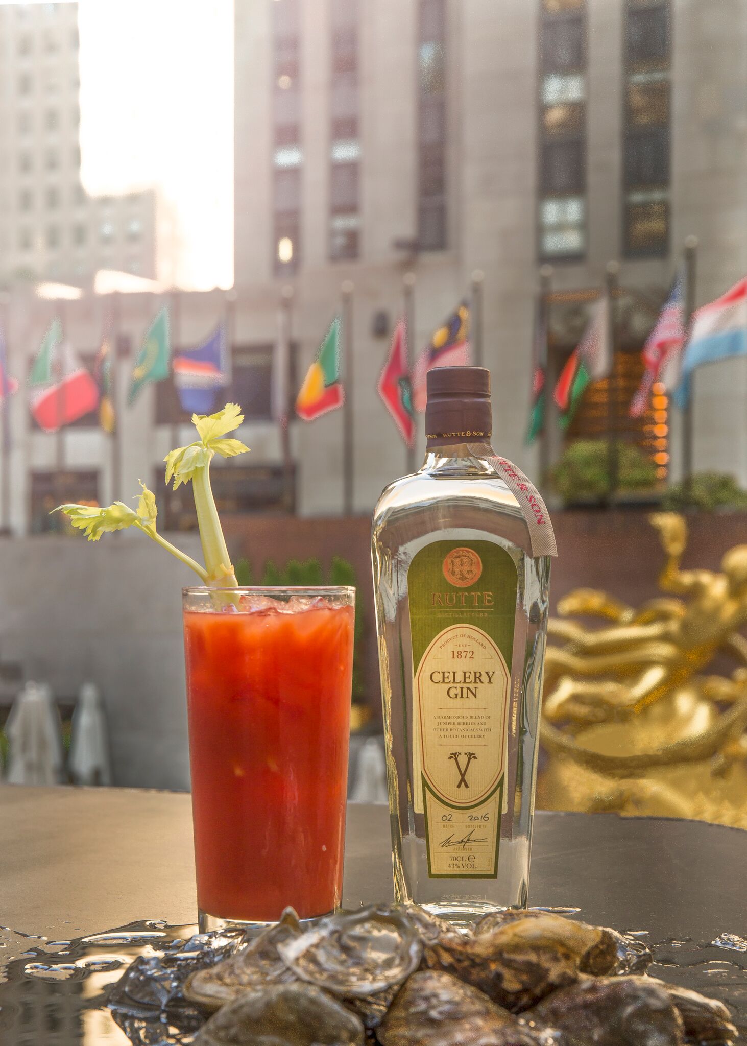 Rutte Distillateurs officiële ginleverancier tijdens de New York Oyster Week