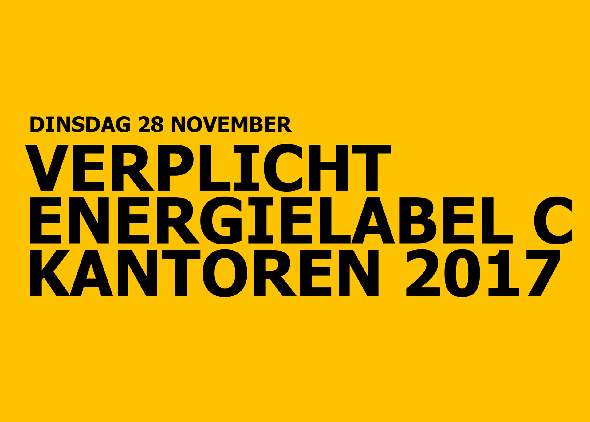 Actiegerichte studiedag om uw kantoren naar Label C te verduurzamen