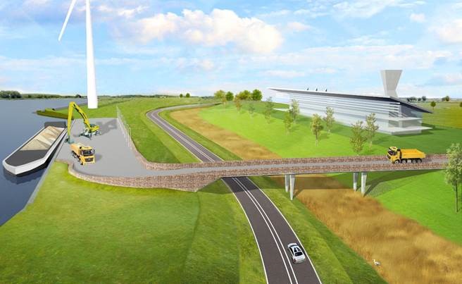 Bouw nieuwe loswal Afvalzorg gestart