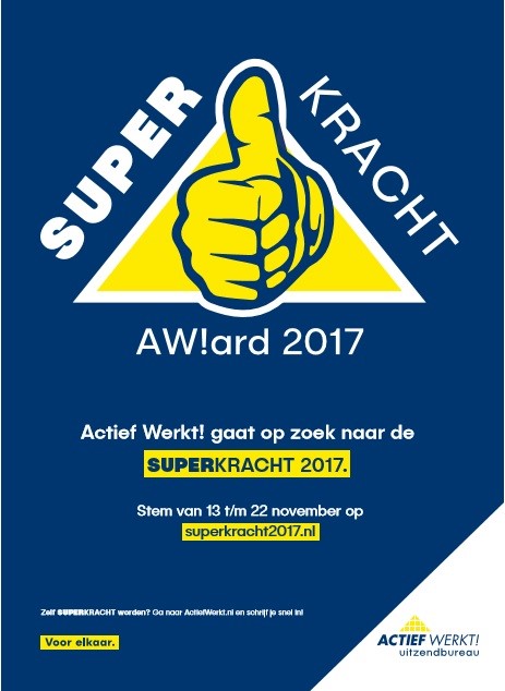 Actief Werkt! Uitzendbureau organiseert landelijke flexkracht verkiezing