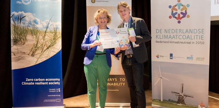 Dzyzzion maakt einde aan uitstoot en wint eerste Klimaatprijs
