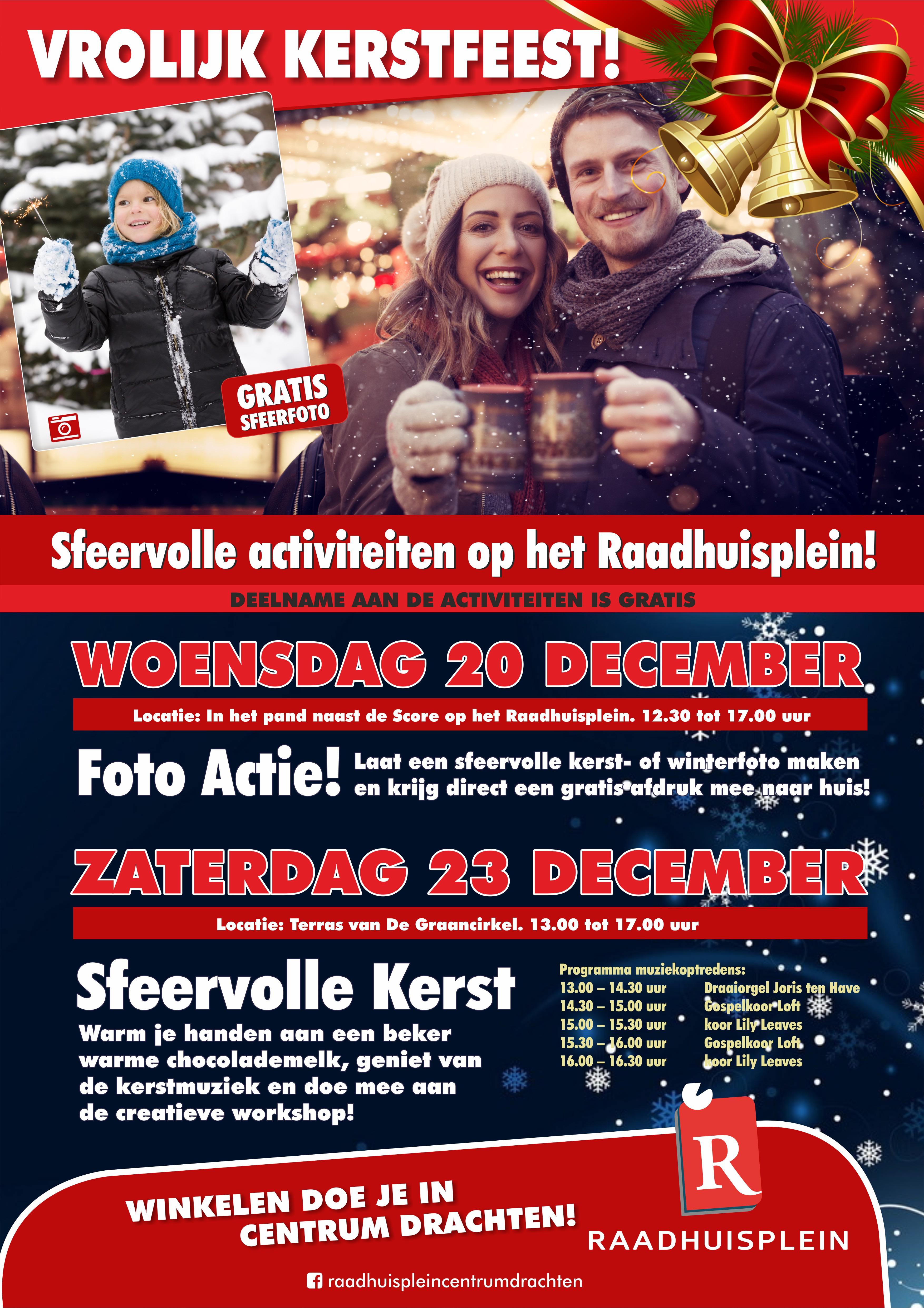 Kerst aan het Raadhuisplein