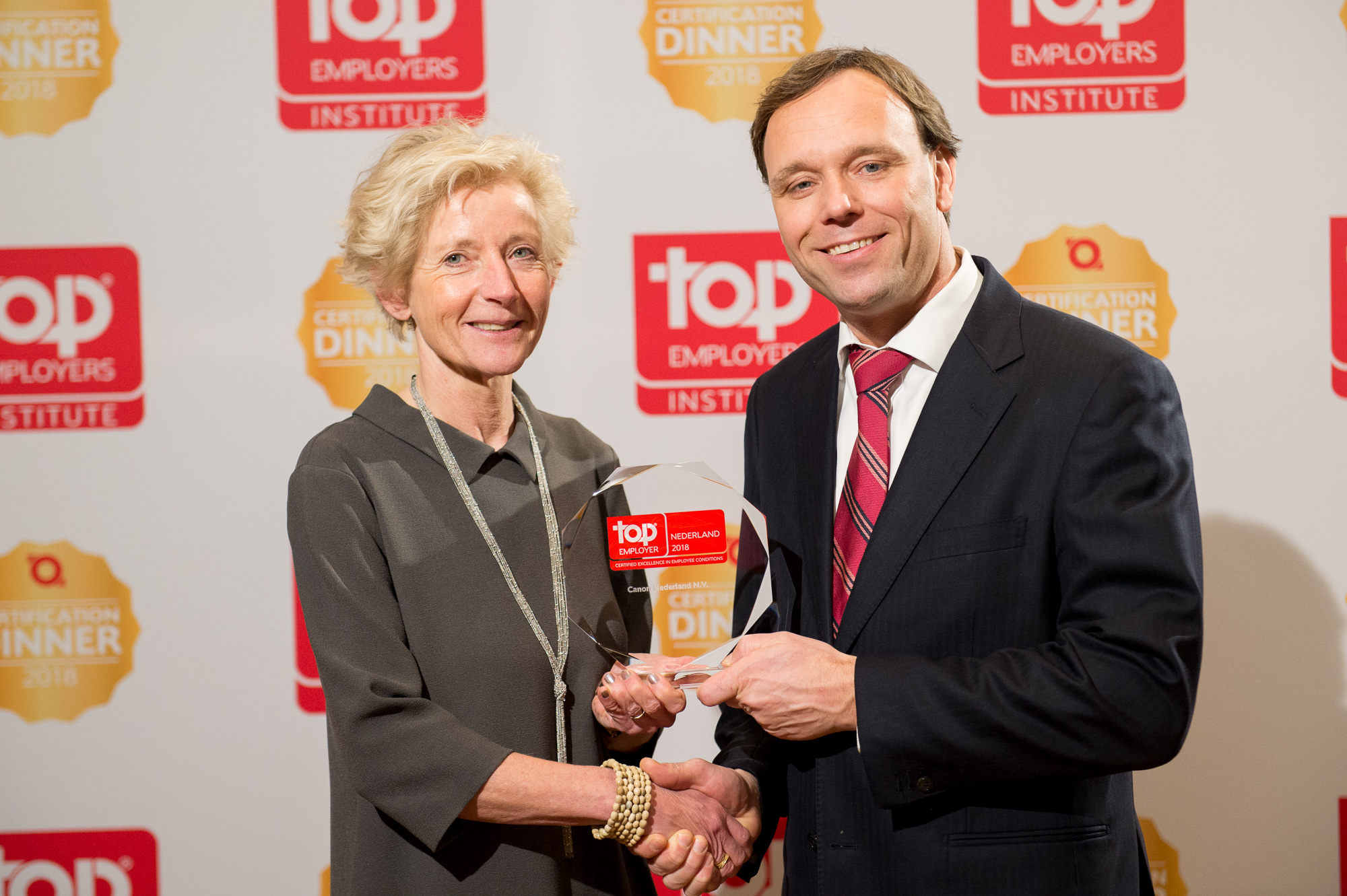 Canon Nederland gecertificeerd als Top Employer 2018