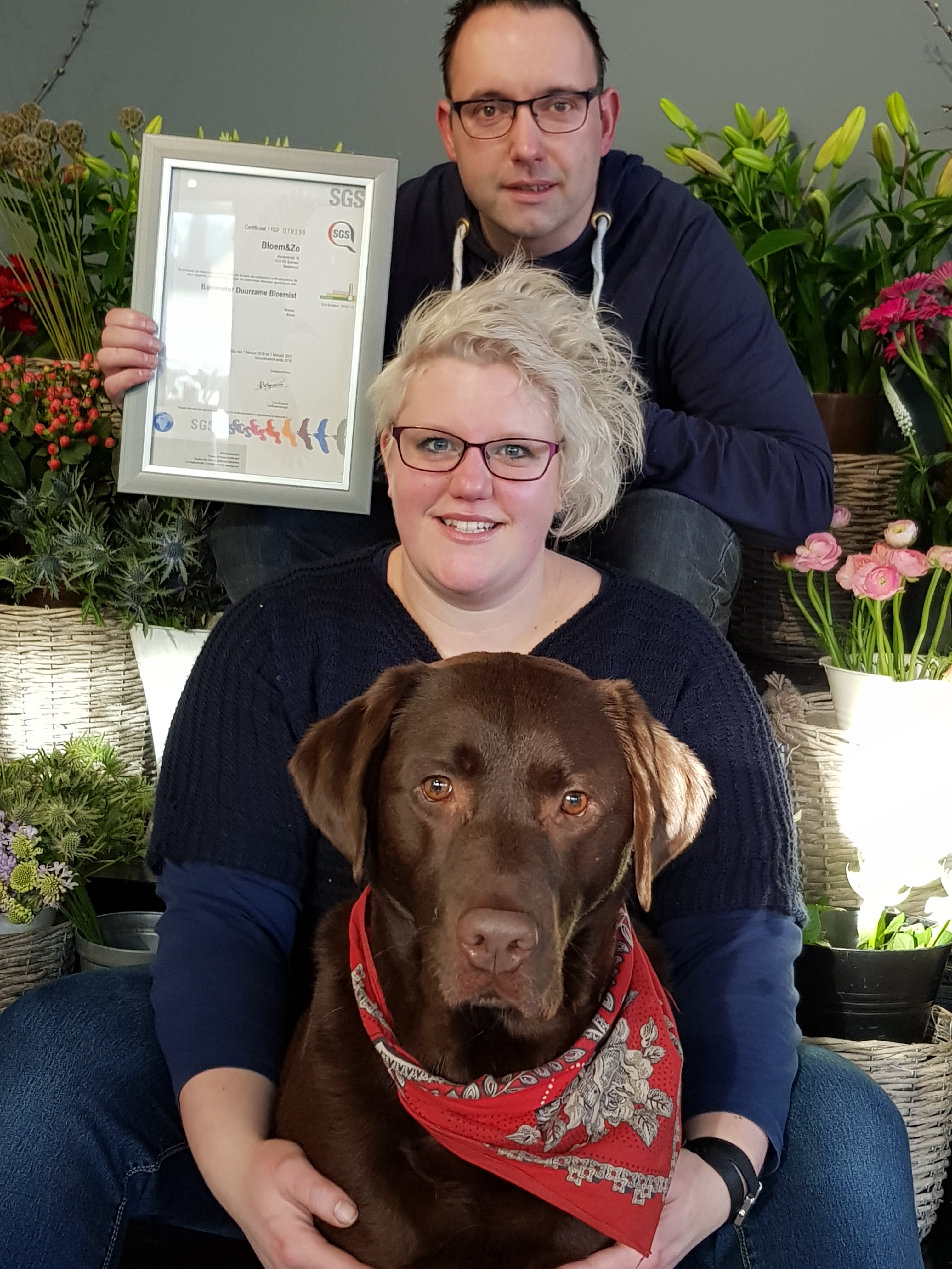 Bloem&zo eerste gecertificeerd duurzame bloemist in Drenthe
