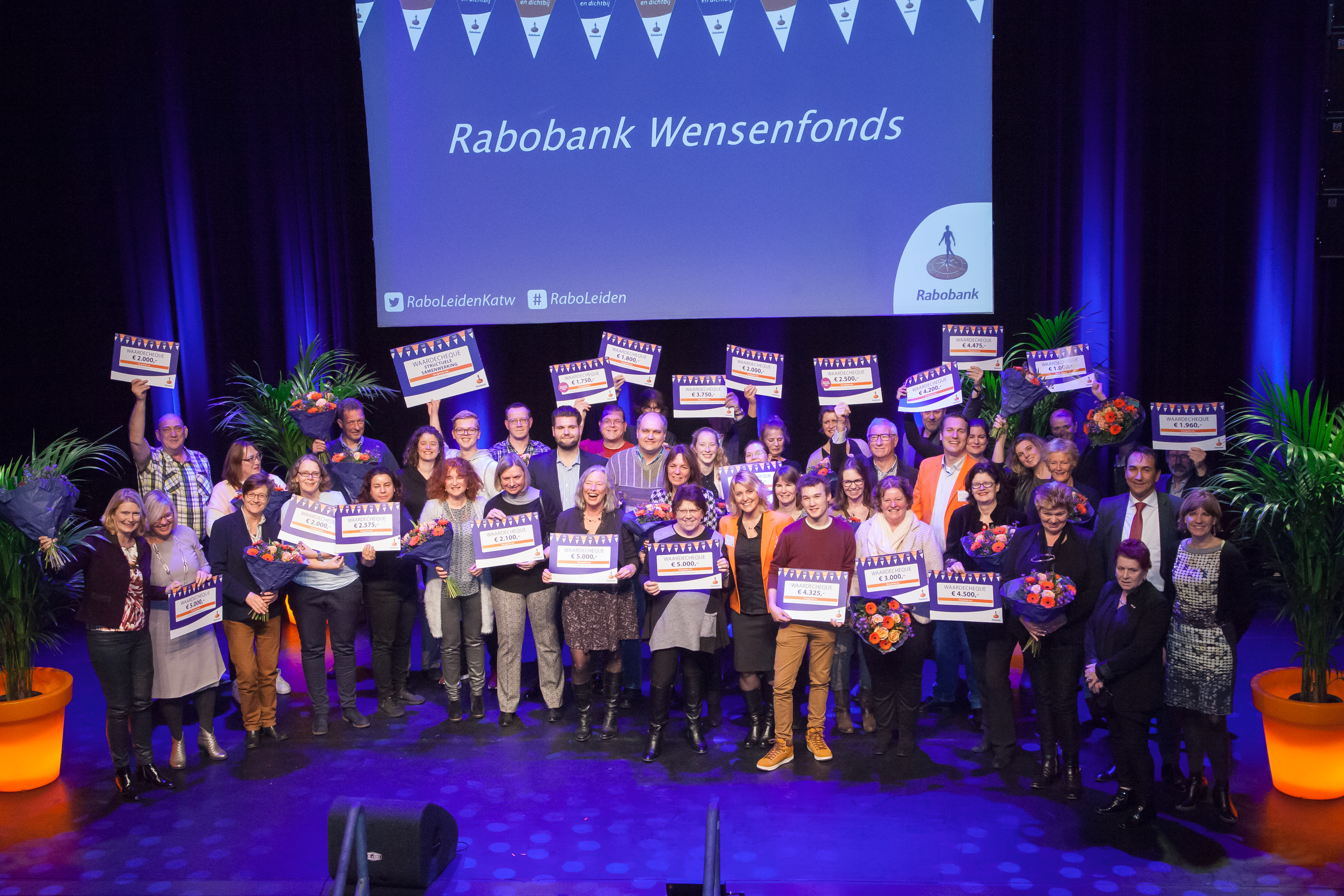 Rabobank Wensenfonds schenkt bijna €60.000 aan Leidse organisaties