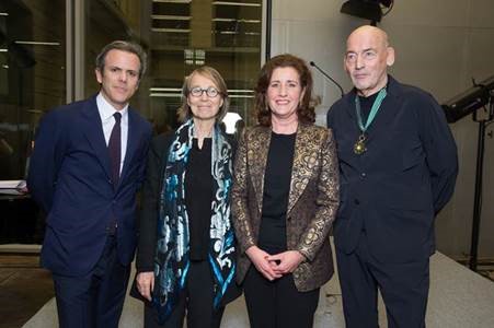 Rem Koolhaas ontvangt Commandeur des Arts et des Lettres