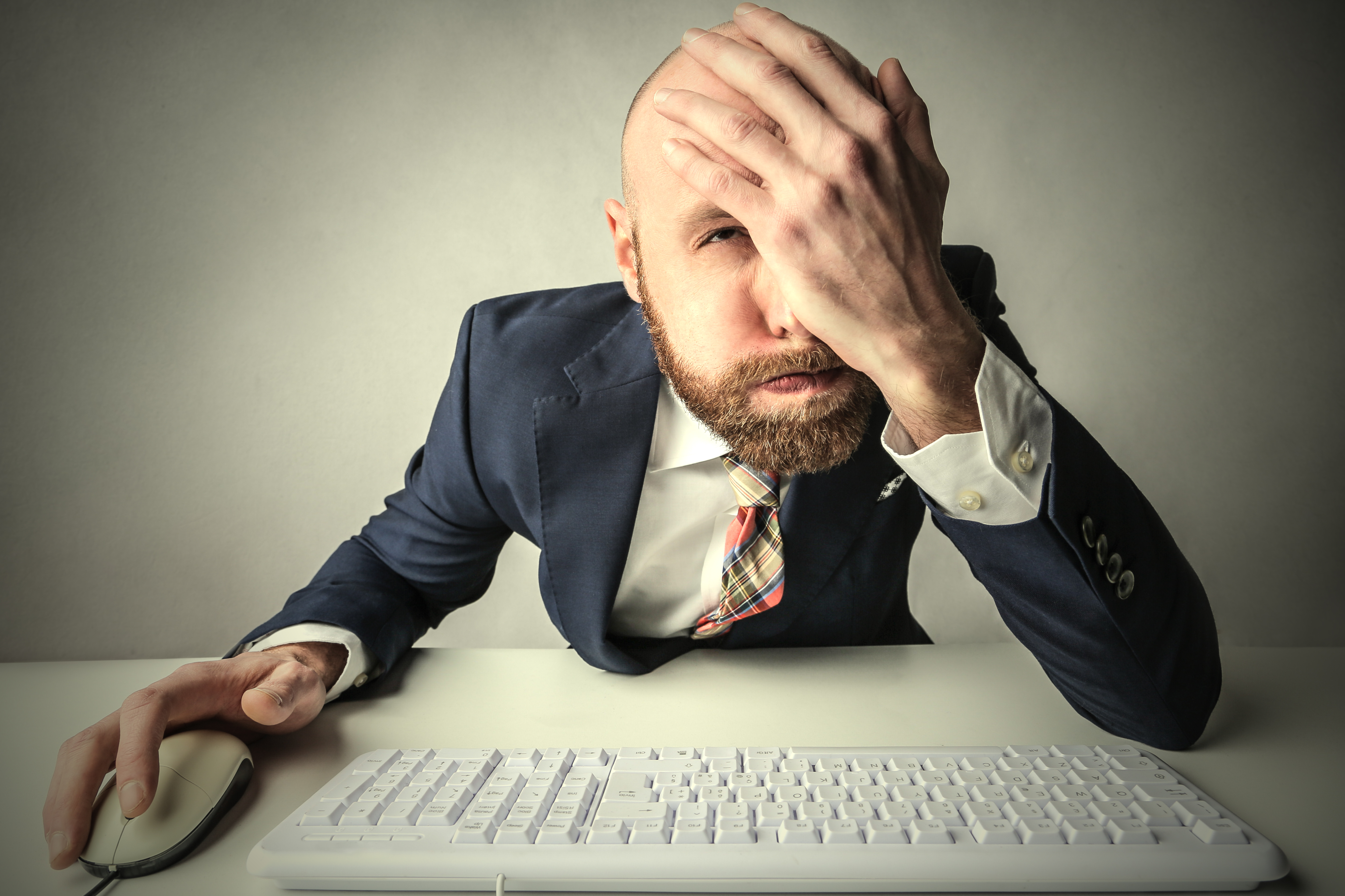 De wanhoop nabij door uw steeds verouderende website?