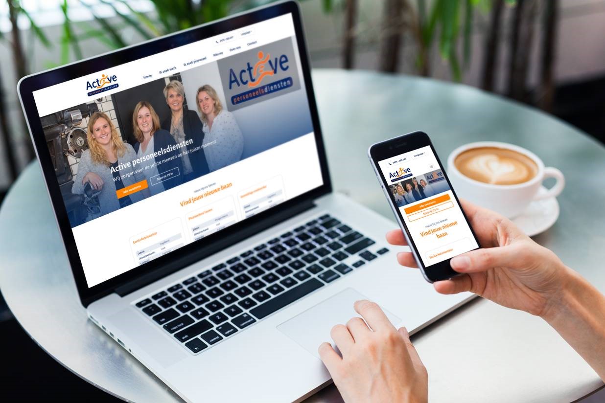 Nieuwe website gelanceerd voor Active Personeelsdiensten