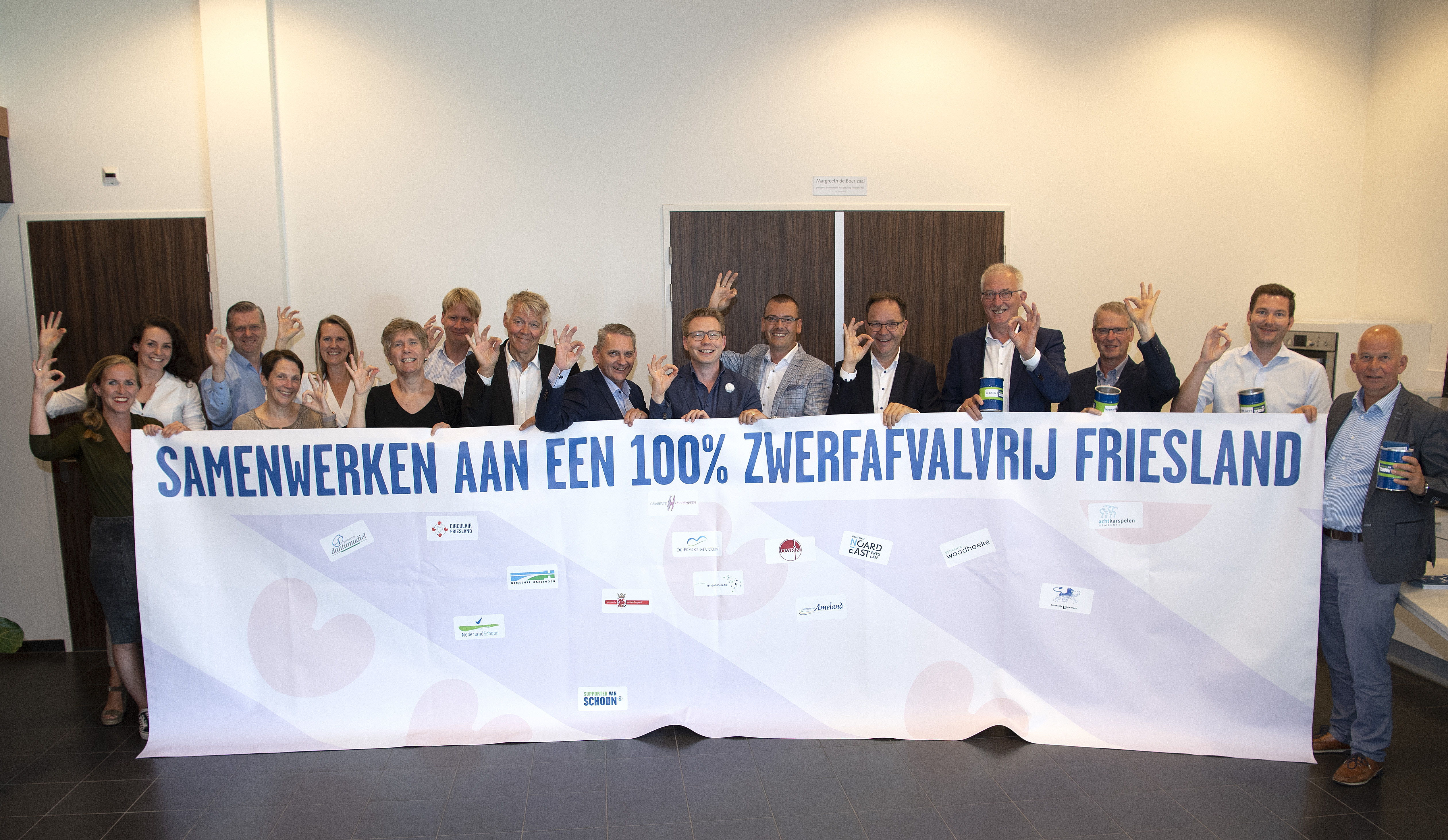 Elf Friese gemeenten werken samen aan een ‘100% zwerfafvalvrij Friesland’