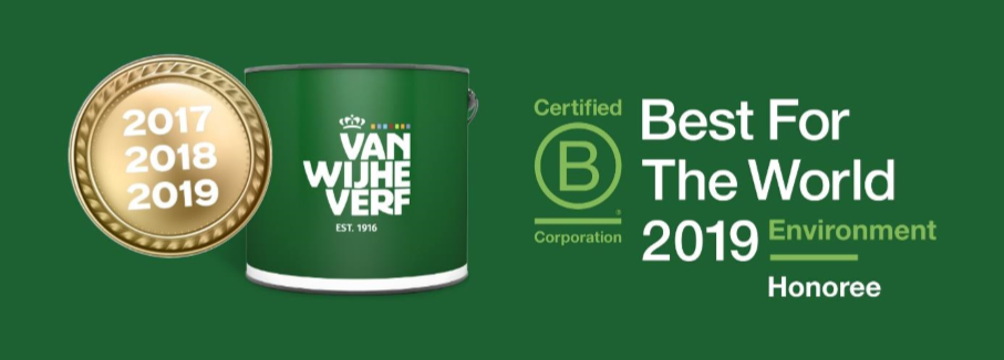 Koninklijke Van Wijhe Verf is 'Best For The World 2019'