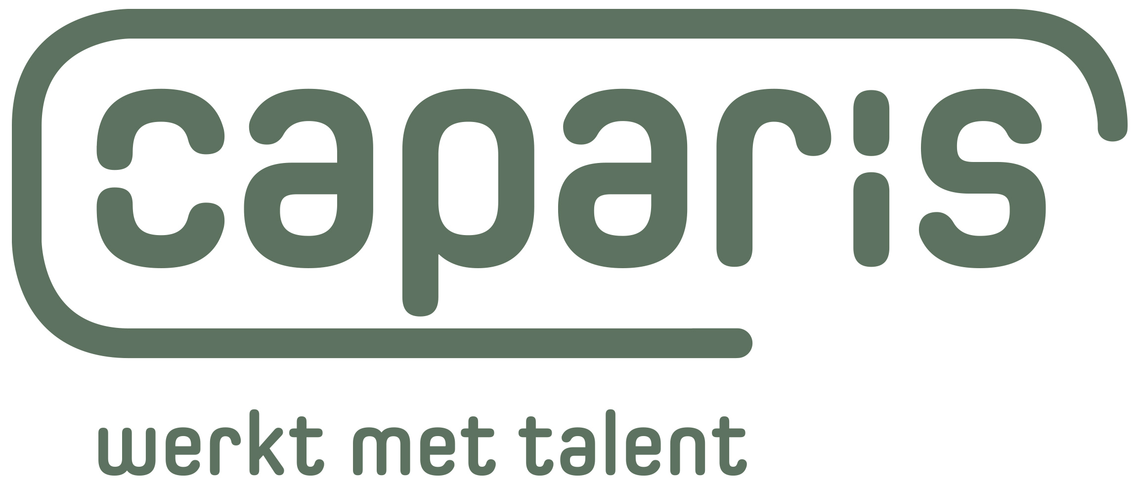 Caparis, het talent-en werkbedrijf van Friesland, heeft een nieuw logo