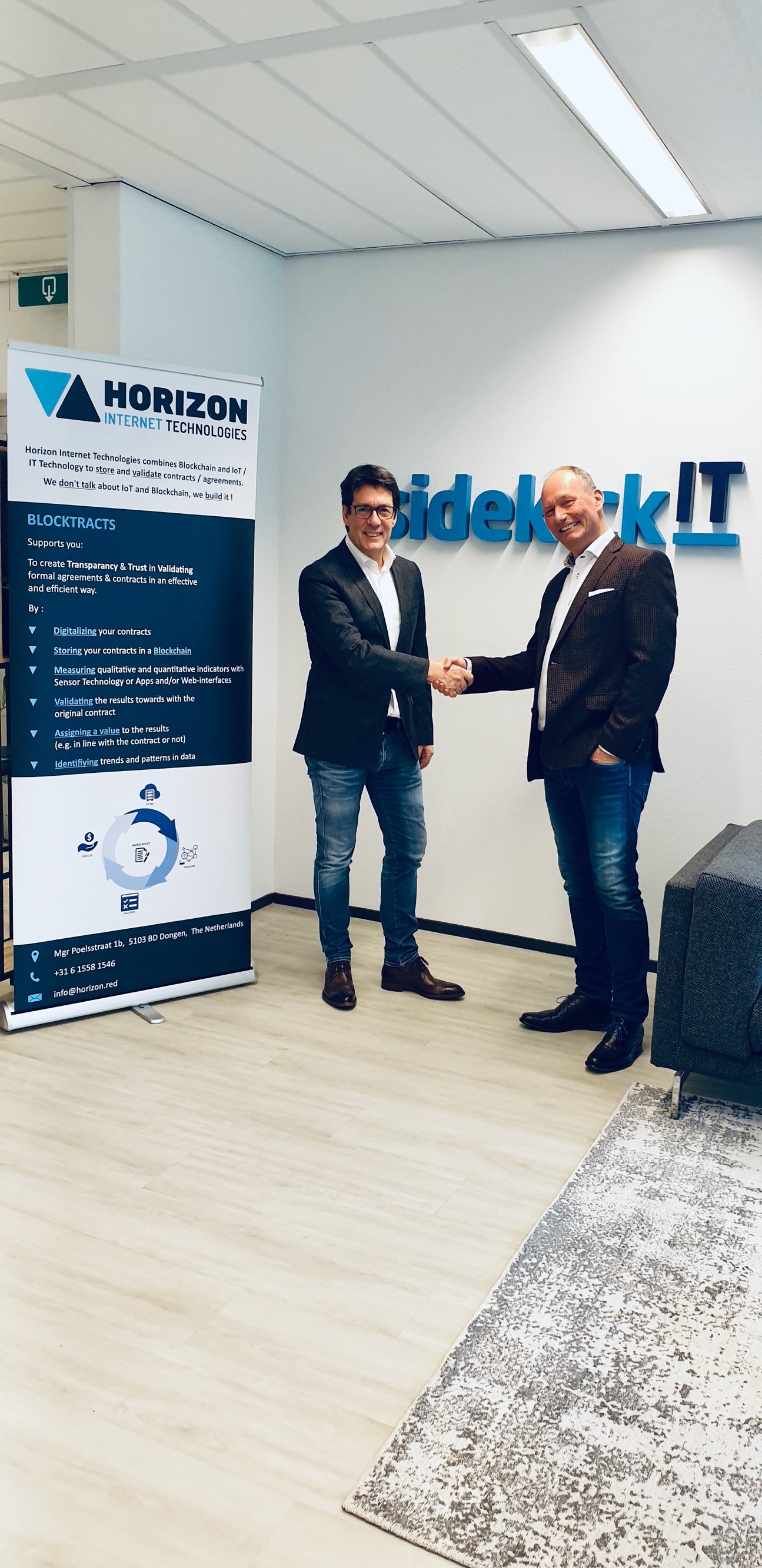 SIDEKICK-IT EN HORIZON INTERNET TECHNOLOGIES SLAAN DE HANDEN INEEN