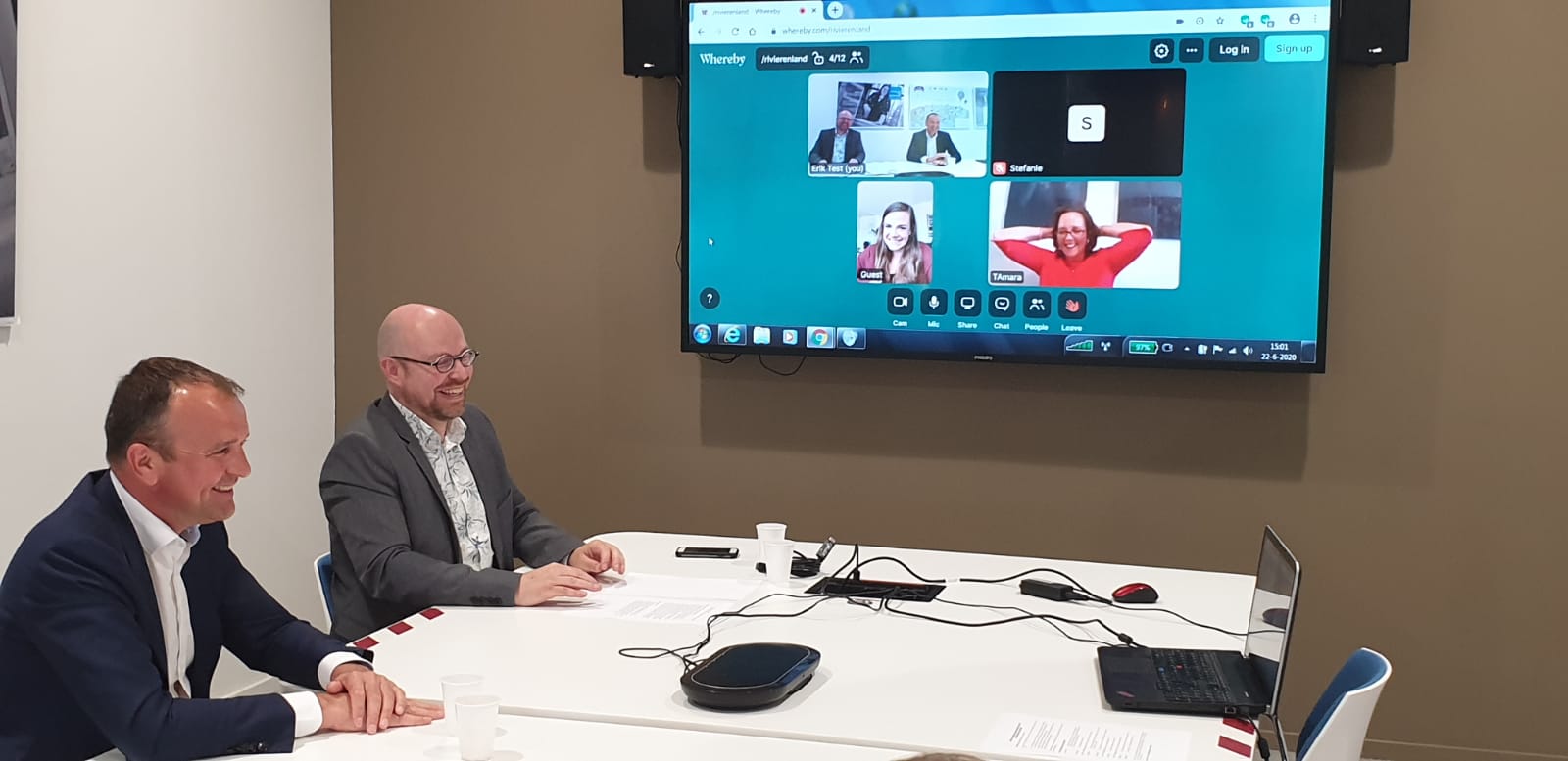 Staatssecretaris van Ark op online werkbezoek bij Werkzaak Rivierenland