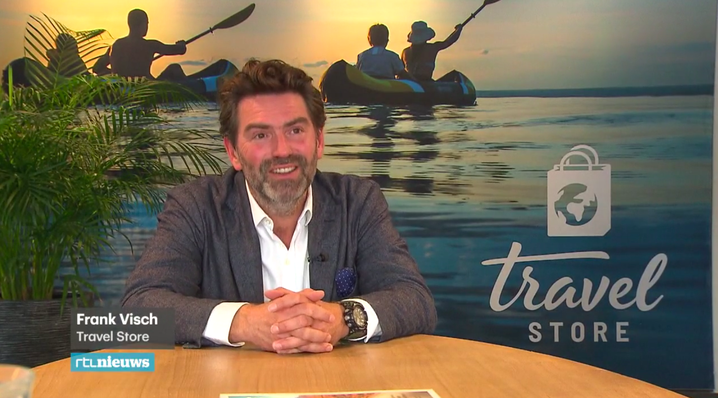 Frank Visch van Travel Store bij RTL Nieuws