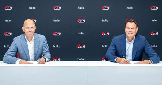 AZ en hallo, verlengen sponsorovereenkomst tot 2023