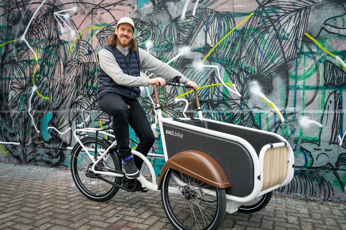 soci.bike bakfiets start met een bijzonder kunstproject