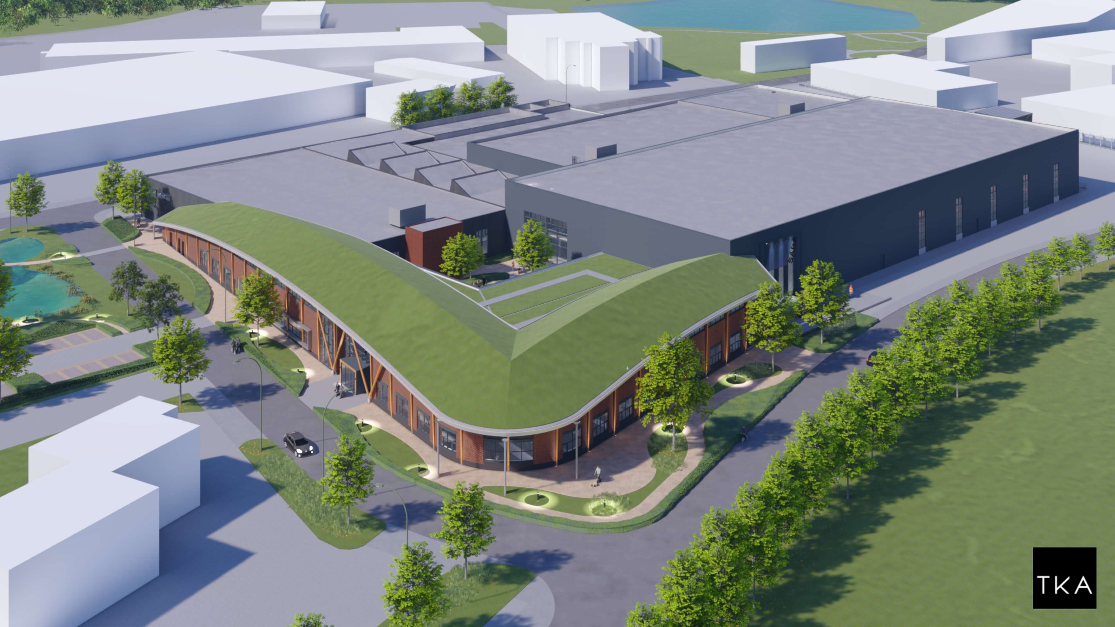 SABA start bouw nieuw bedrijfsgebouw met duurzaam karakter
