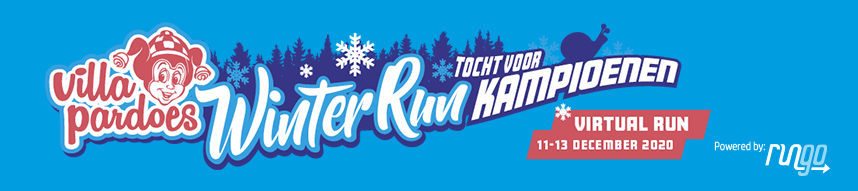 Virtuele editie Villa Pardoes WinterRun 2020 is een feit!