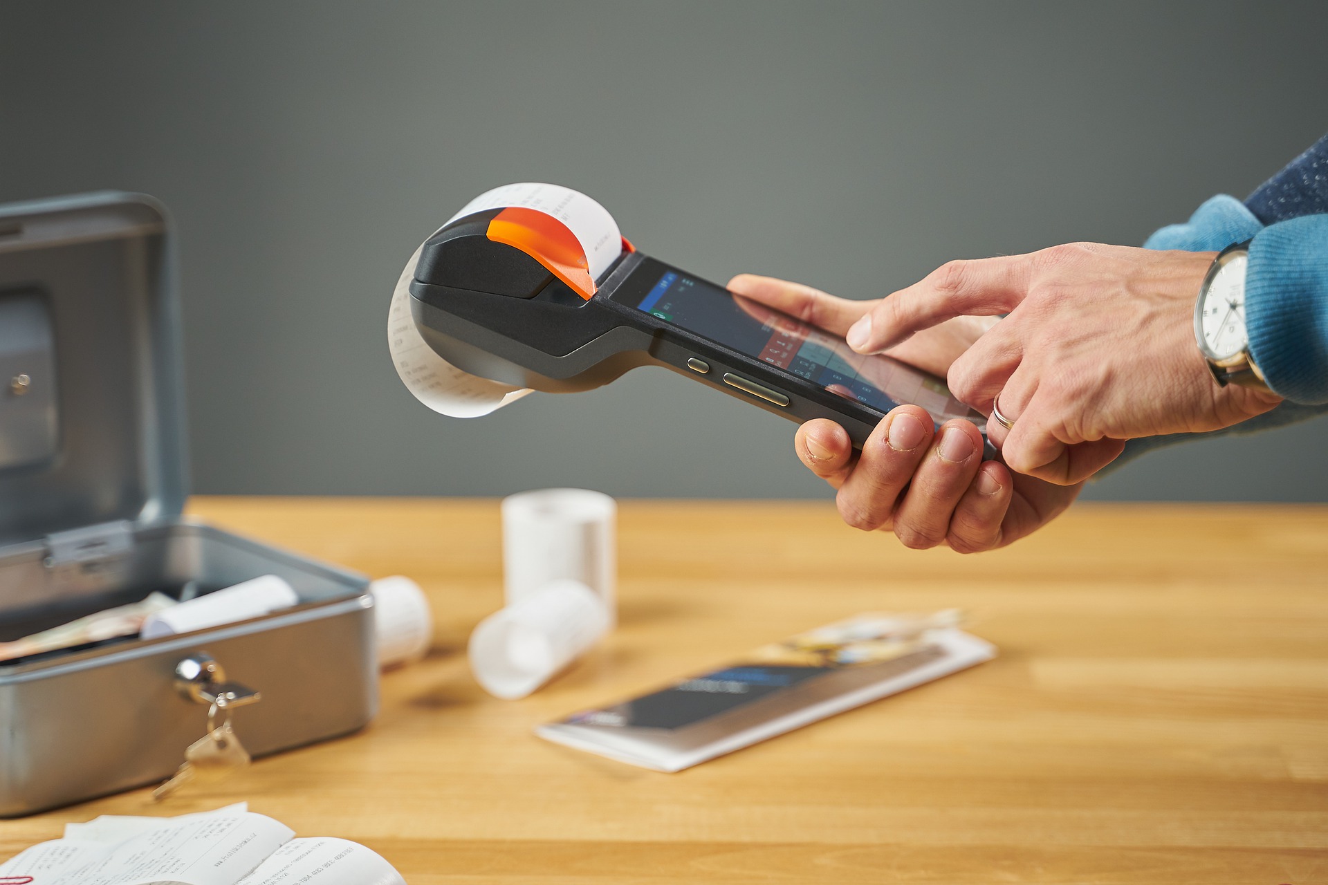 Mobiel pinapparaat voor ondernemers