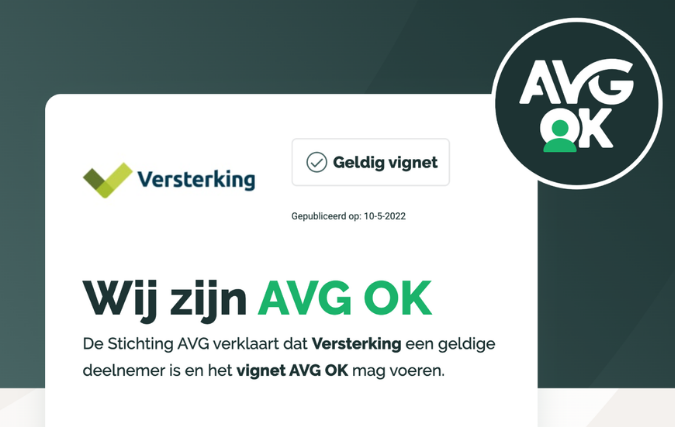 Stichting AVG lanceert AVG OK-vignet
