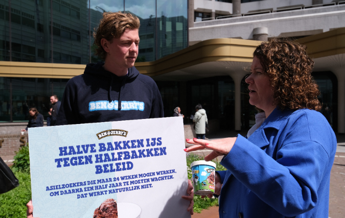 Ben & Jerry’s op de barricade voor asielzoekers en hun recht op werk