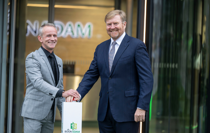 Koninklijke opening nieuwe hoofdkantoor Boon Edam