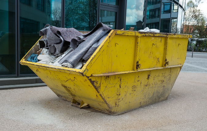 Bouwcontainer huren makkie via Bouwbak.nl