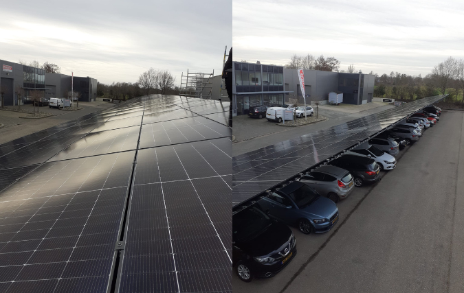 Energieopwekkende carport steeds vaker oplossing voor verduurzaming