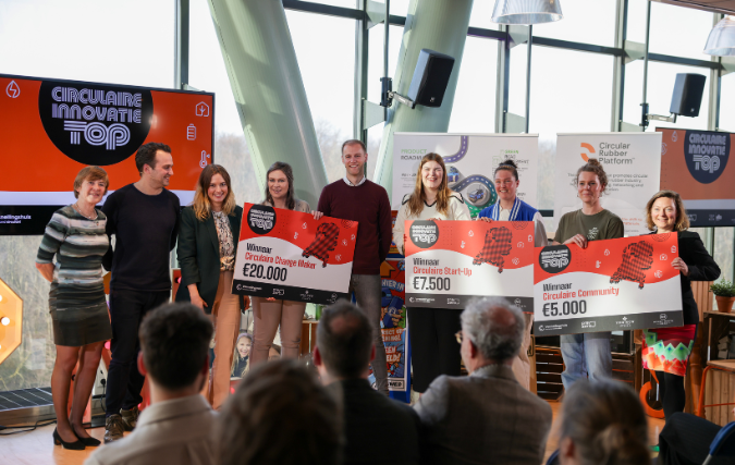 Spinning Jenny, Statieheld en No Waste Army winnaars Landelijke Circulaire Innovatie Top!