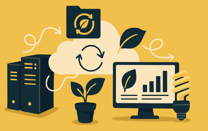 Duurzaam digitaliseren: minder CO₂-uitstoot via IT, cloud en data-opslag