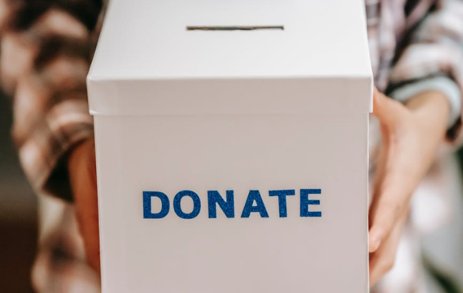 Schenken aan een goed doel