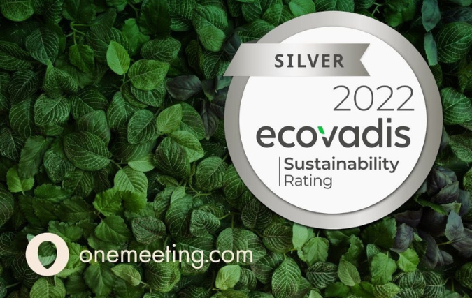 Onemeeting.com onderstreept MVO beleid met behalen EcoVadis Silver
