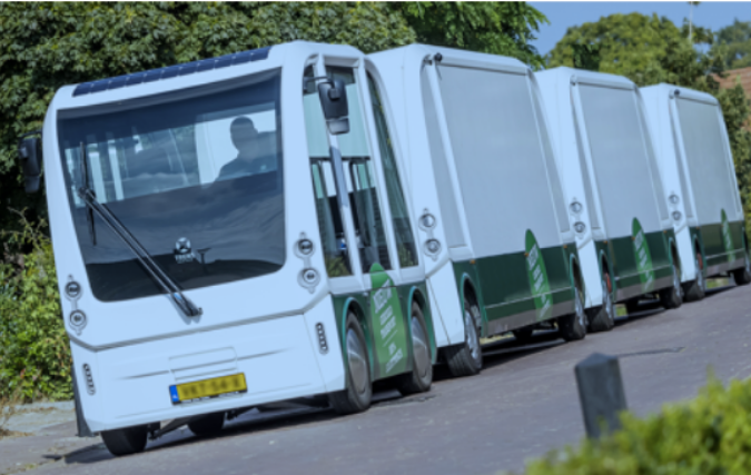 TRENS Solar City Train trekt nieuwe investeerders Innovatie vervangt vrachtwagen in de binnenstad