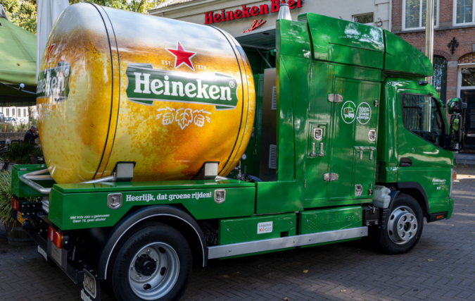 Amsterdamse horeca weer bevoorraad met 100% groen én autonoom tankbier